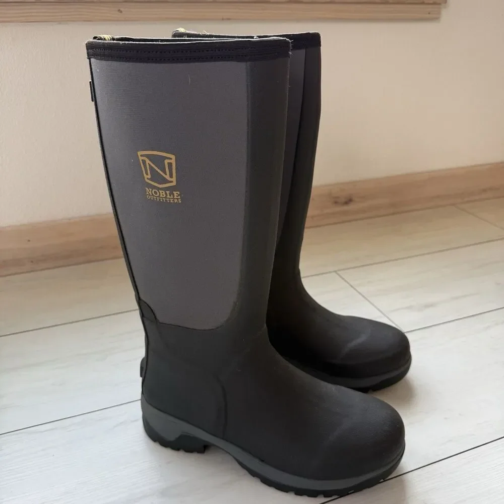 Mens Noble Outfitters Muds Size 8R Tall Rubber Boots Chore Outdoors